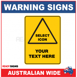 WARNING SIGN - WS000 - YOUR TEXT HERE 